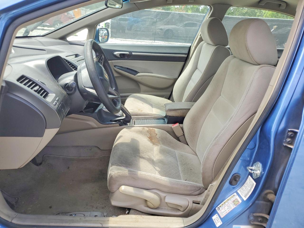 2010 Honda Civic Hybrid Blue vin: JHMFA3F27AS001555