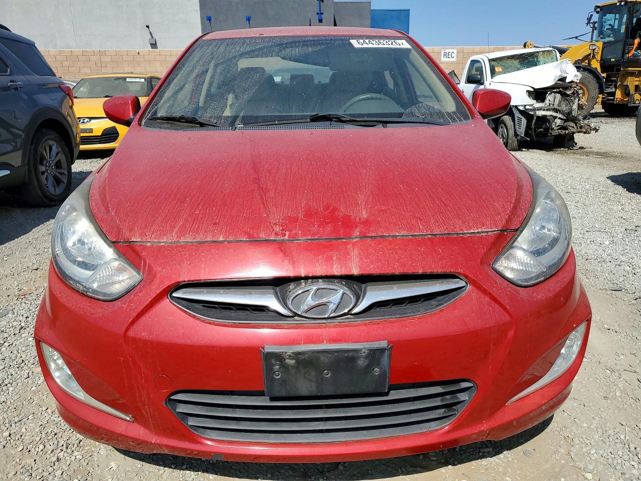 2012 Hyundai Accent Gls Red vin: KMHCU4AE3CU057109