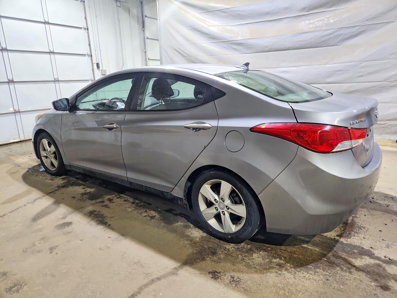 2013 Hyundai Elantra Gls Silver vin: KMHDH4AE7DU618373