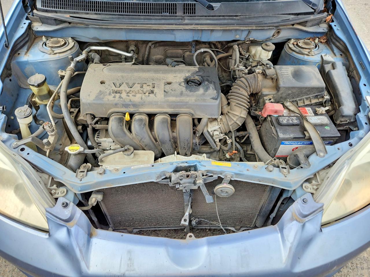 2008 Toyota Corolla Matrix Xr Blue vin: 2T1KR32EX8C687207