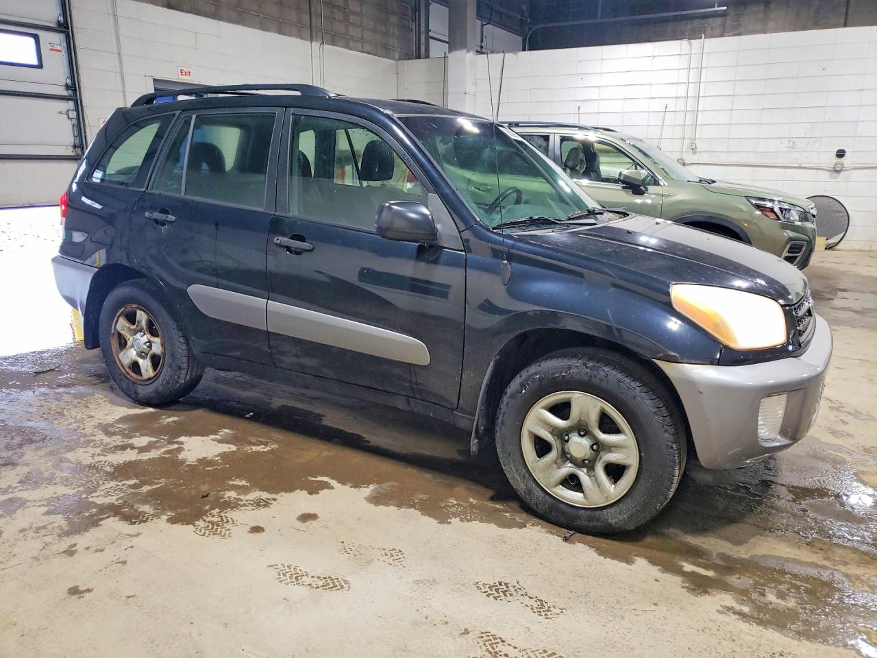 2002 Toyota Rav4 Base Blue vin: JTEGH20V120047552