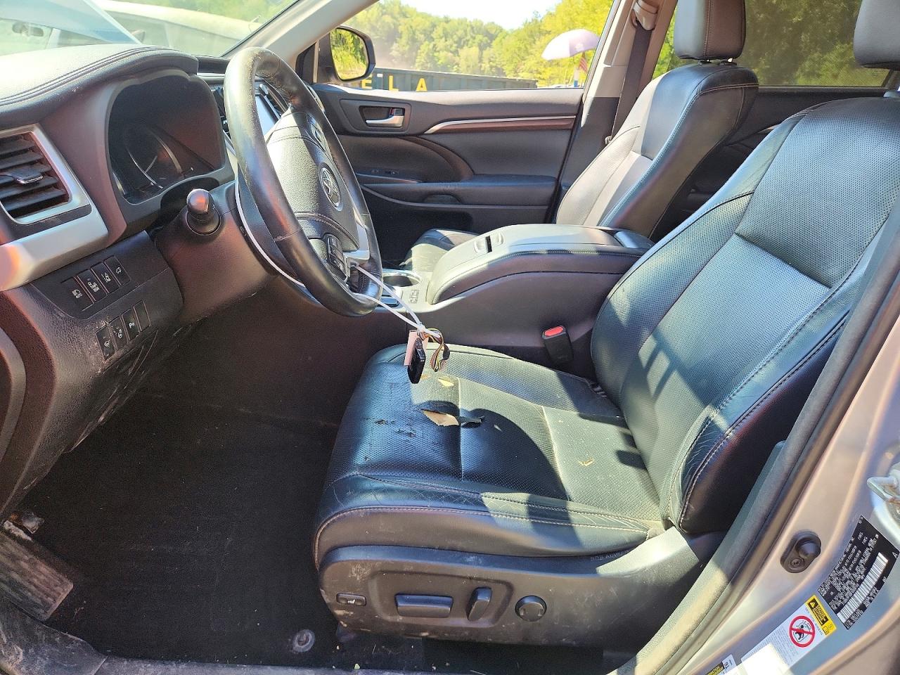2015 Toyota Highlander Hybrid Limited Platinum Серебряный vin: 5TDDCRFH0FS008146