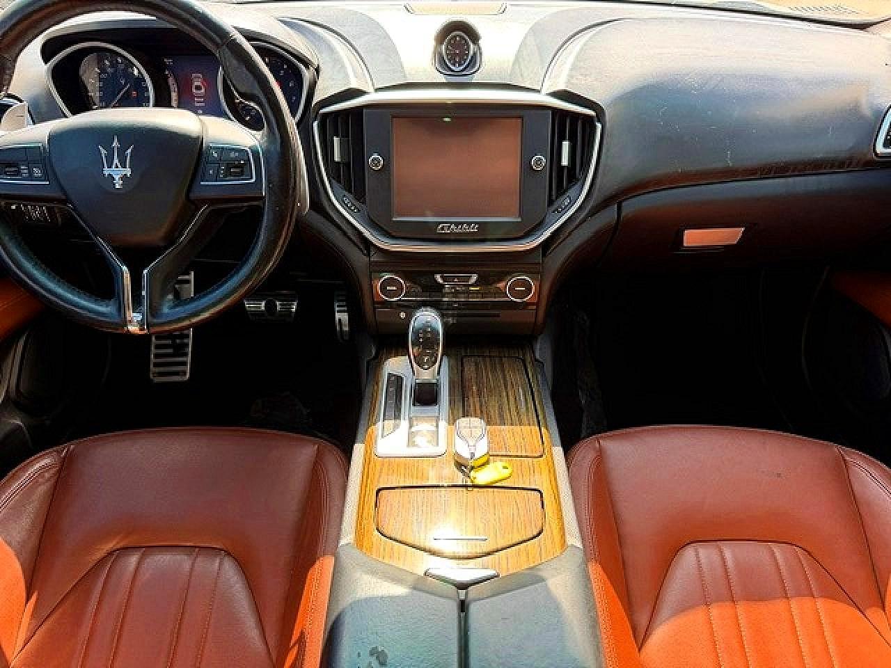2014 Maserati Ghibli S White vin: ZAM57RTA9E1086058