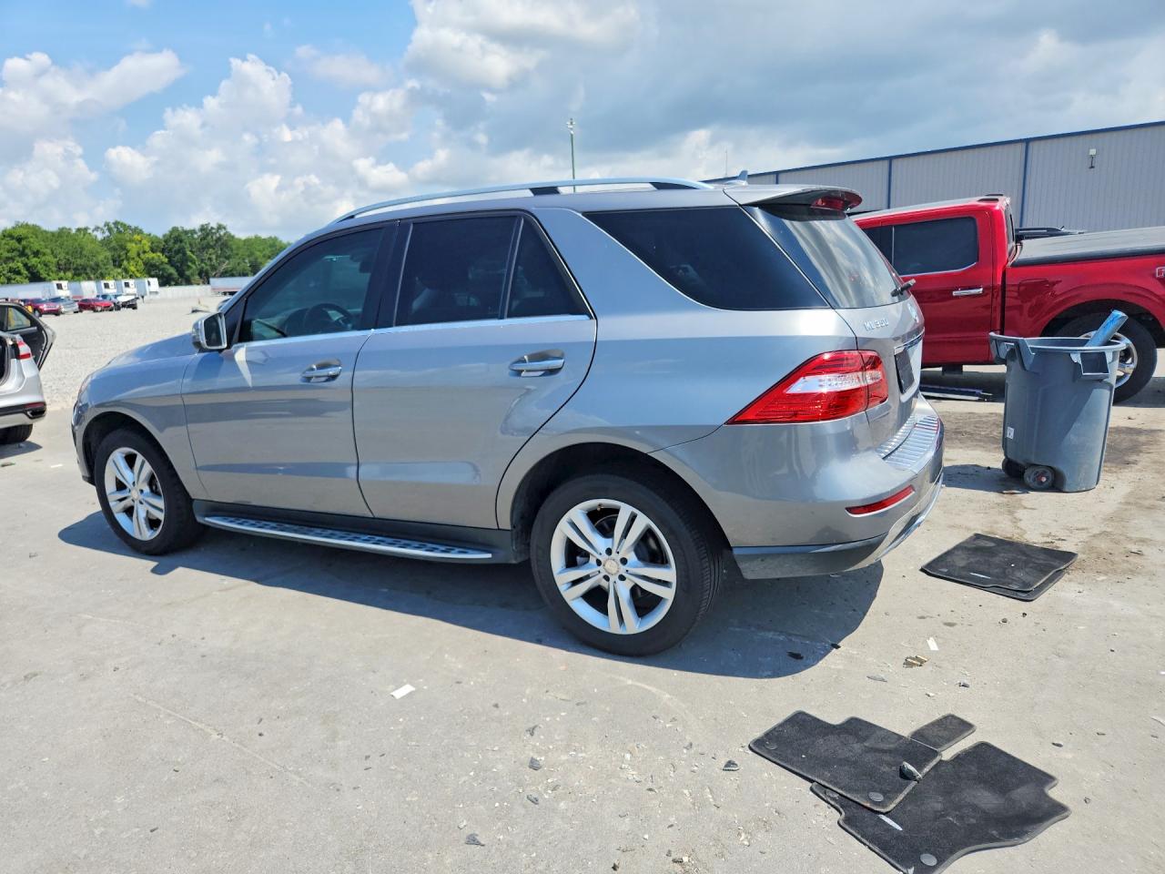 2015 Mercedes-benz Ml 350 Gray vin: 4JGDA5JB2FA618592