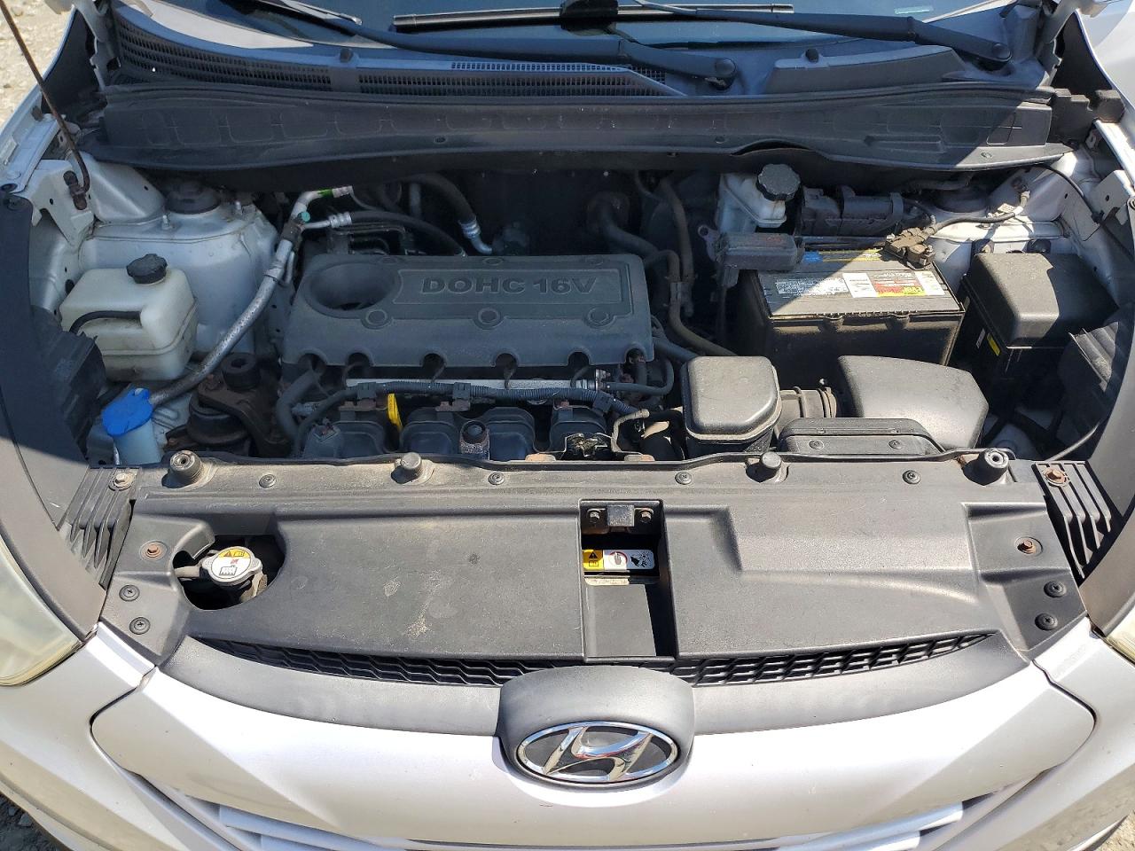 2013 Hyundai Tucson Gls Silver vin: KM8JUCAC8DU593247