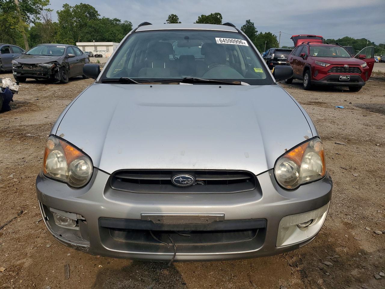 2004 Subaru Impreza Outback Sport Silver vin: JF1GG68584G820049