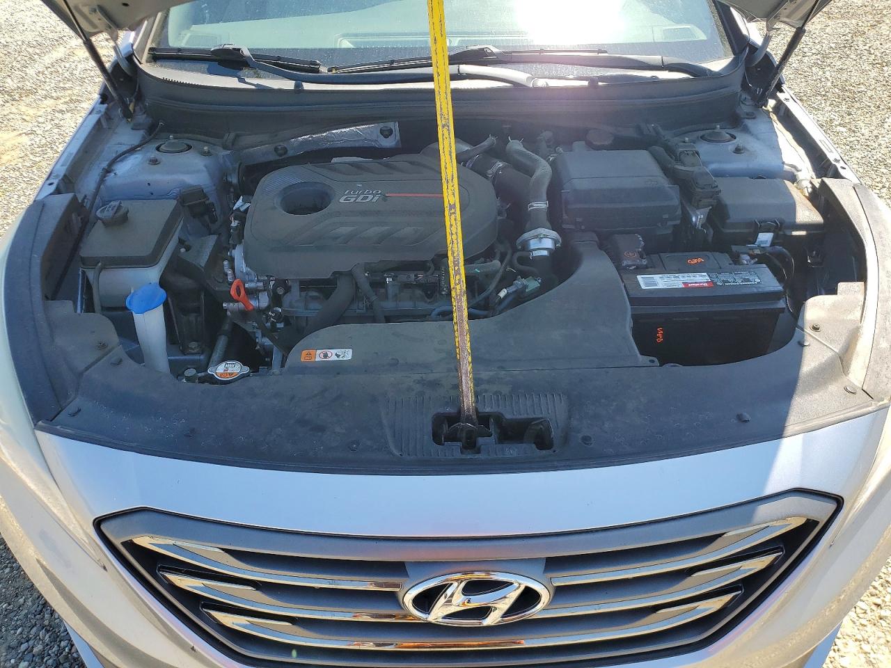 2017 Hyundai Sonata Sport 2.0t Серебряный vin: 5NPE34ABXHH579047