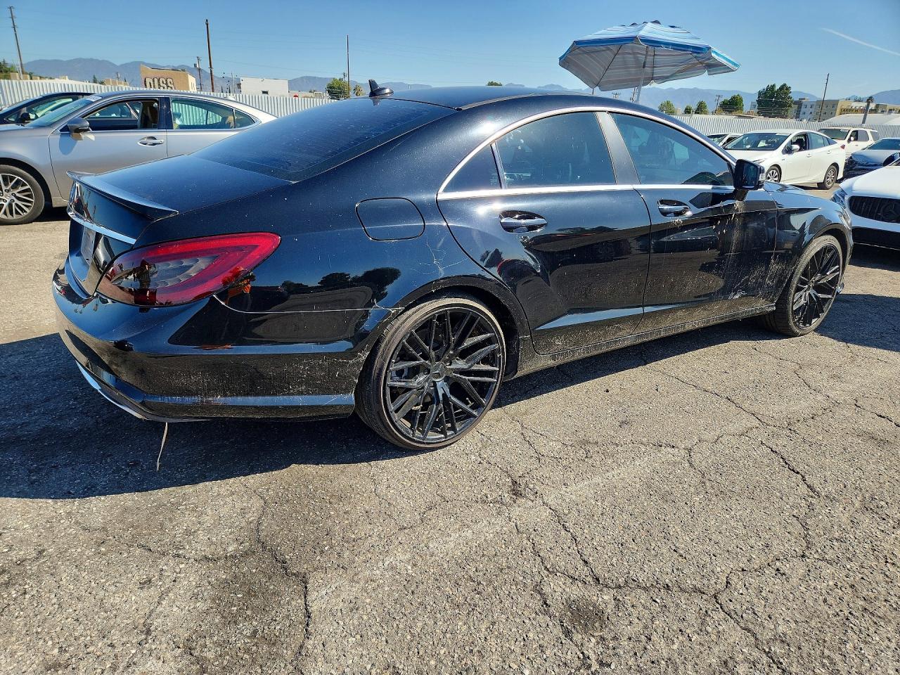 2012 Mercedes-benz Cls 550 Black vin: WDDLJ7DB8CA026784
