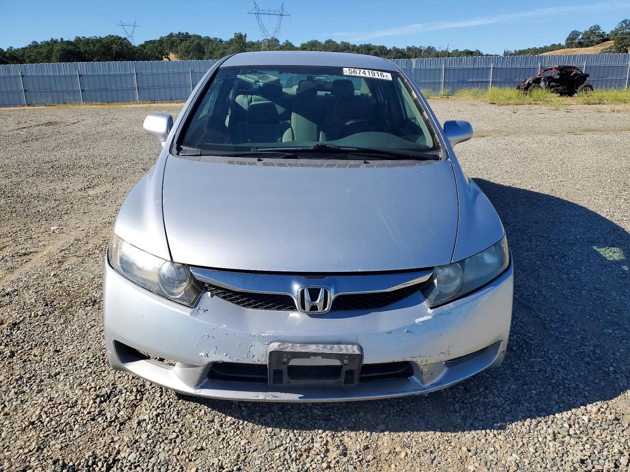 2011 Honda Civic Lx Silver vin: 19XFA1F55BE041654