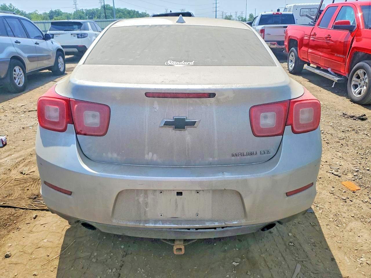2013 Chevrolet Malibu Ltz Silver vin: 1G11H5SA4DF260574