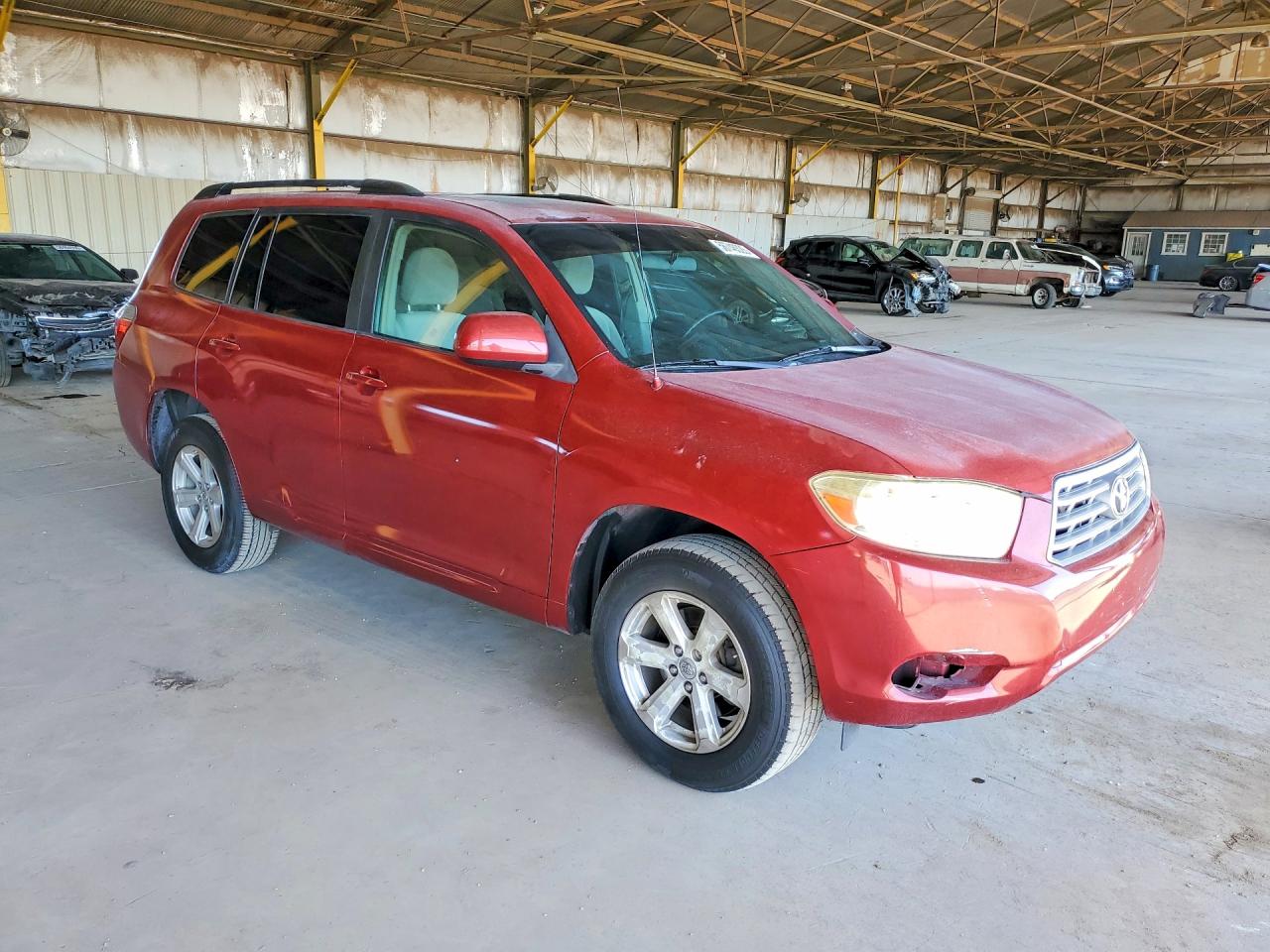 2009 Toyota Highlander Base Burgundy vin: JTEES41A292117980