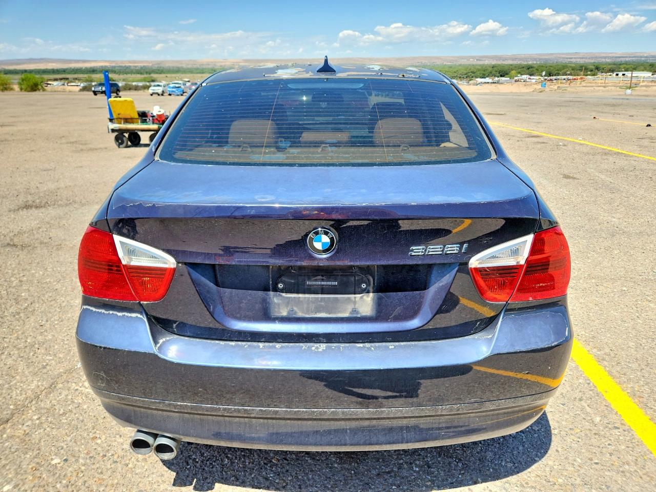 2008 Bmw 328 I Blue vin: WBAVA33538KX87714