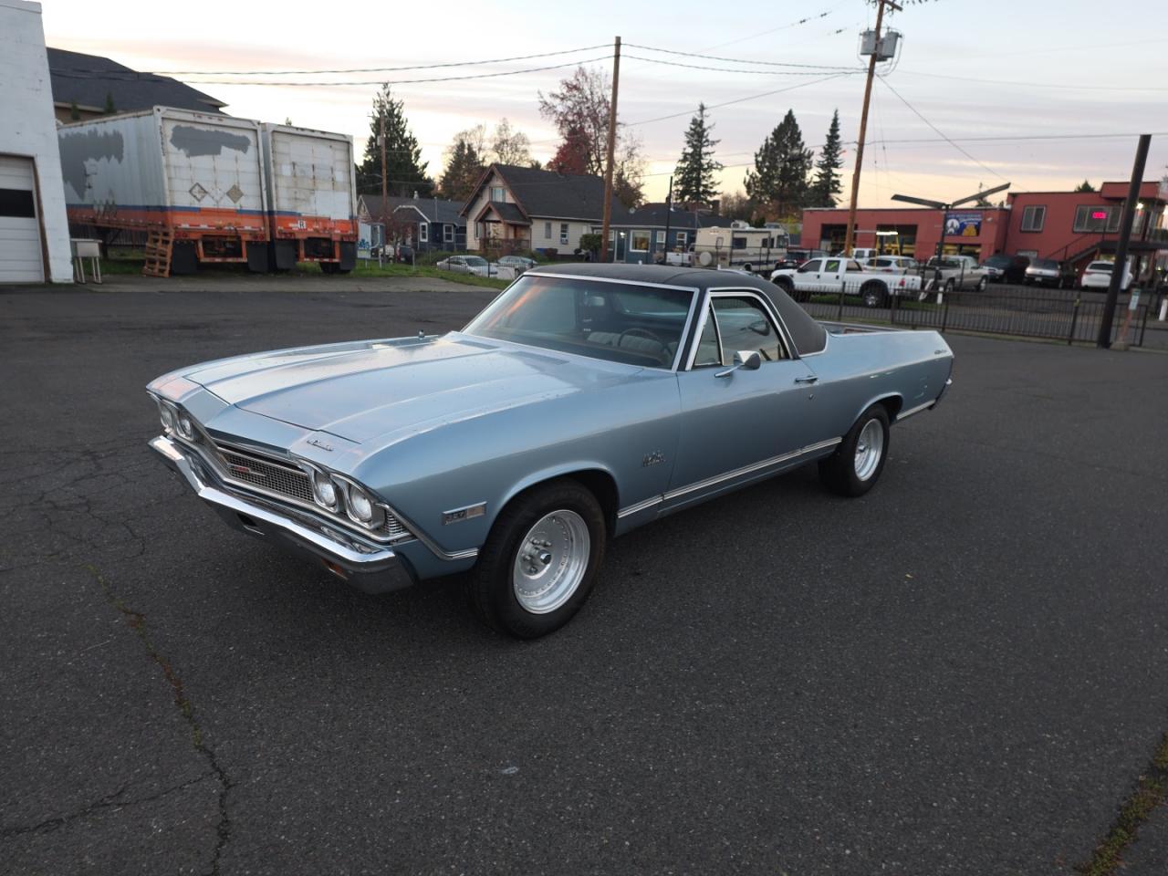 1968 Chevrolet El Camino Синий vin: 136808Z145579