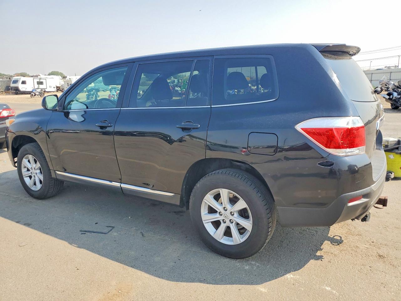 2012 Toyota Highlander Base Черный vin: 5TDZK3EH0CS068477