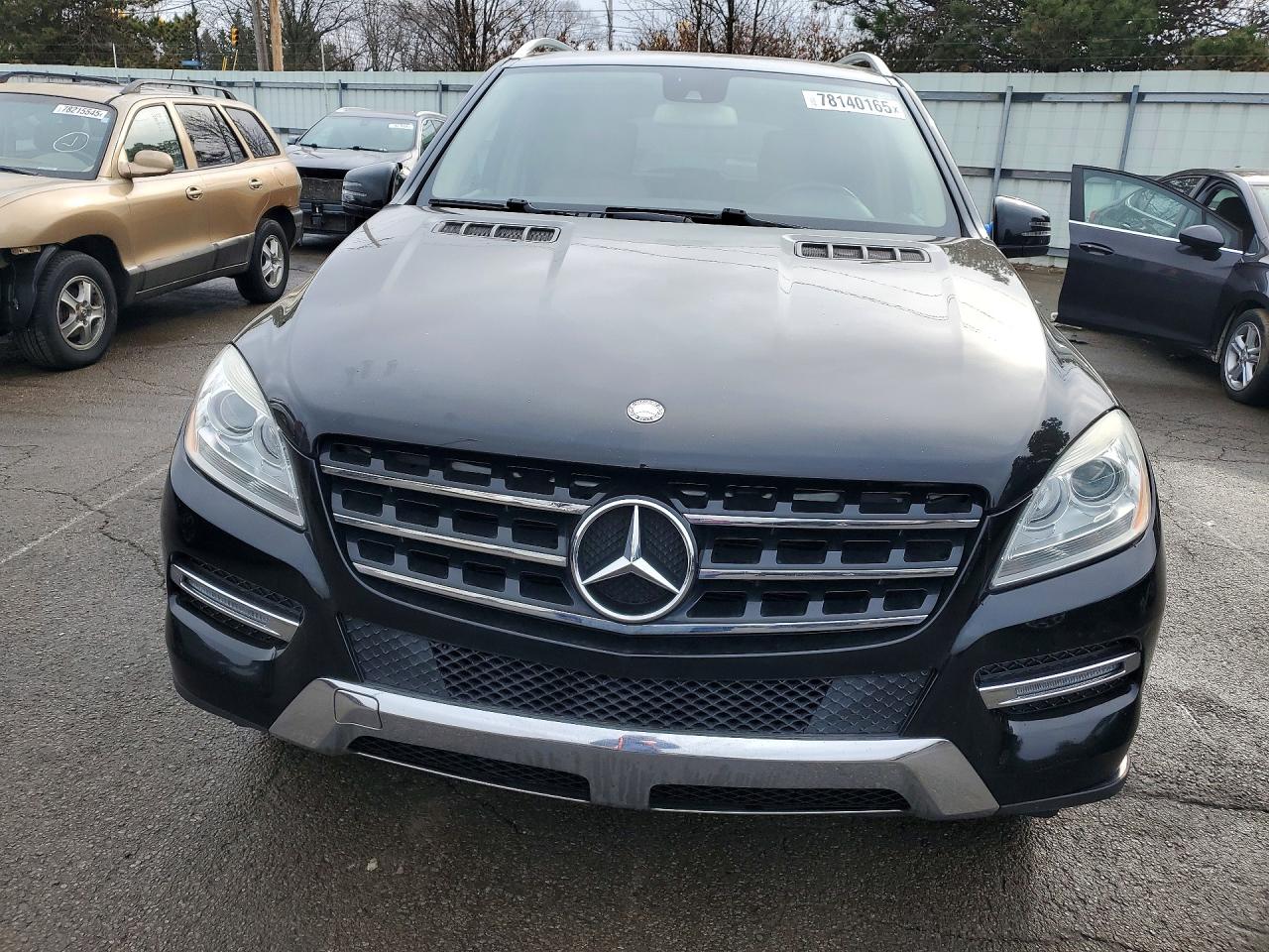 2014 Mercedes-benz Ml 350 4matic Black vin: 4JGDA5HB5EA290959