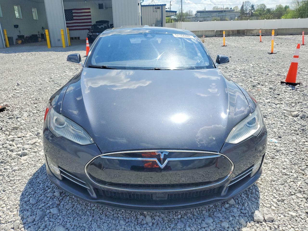 2015 Tesla Model S 85d Gray vin: 5YJSA1H25FF091116