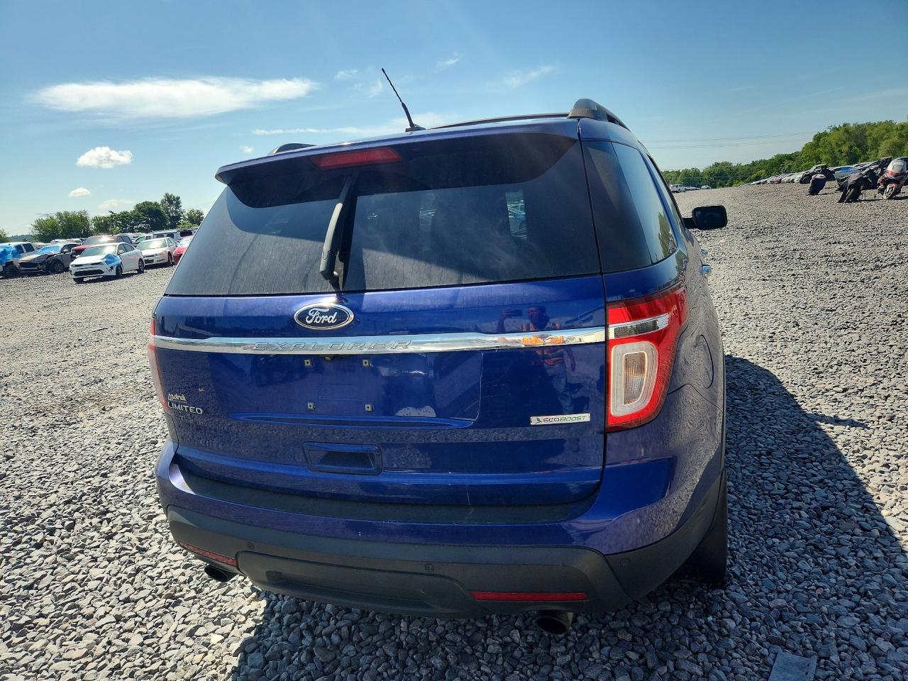 2013 Ford Explorer Limited Blue vin: 1FM5K7F98DGB82781