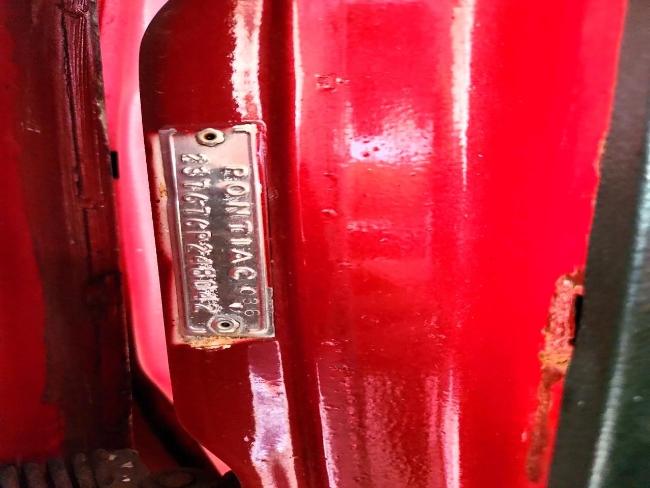 1966 Pontiac Lemans Rwd Red vin: 237676P248042