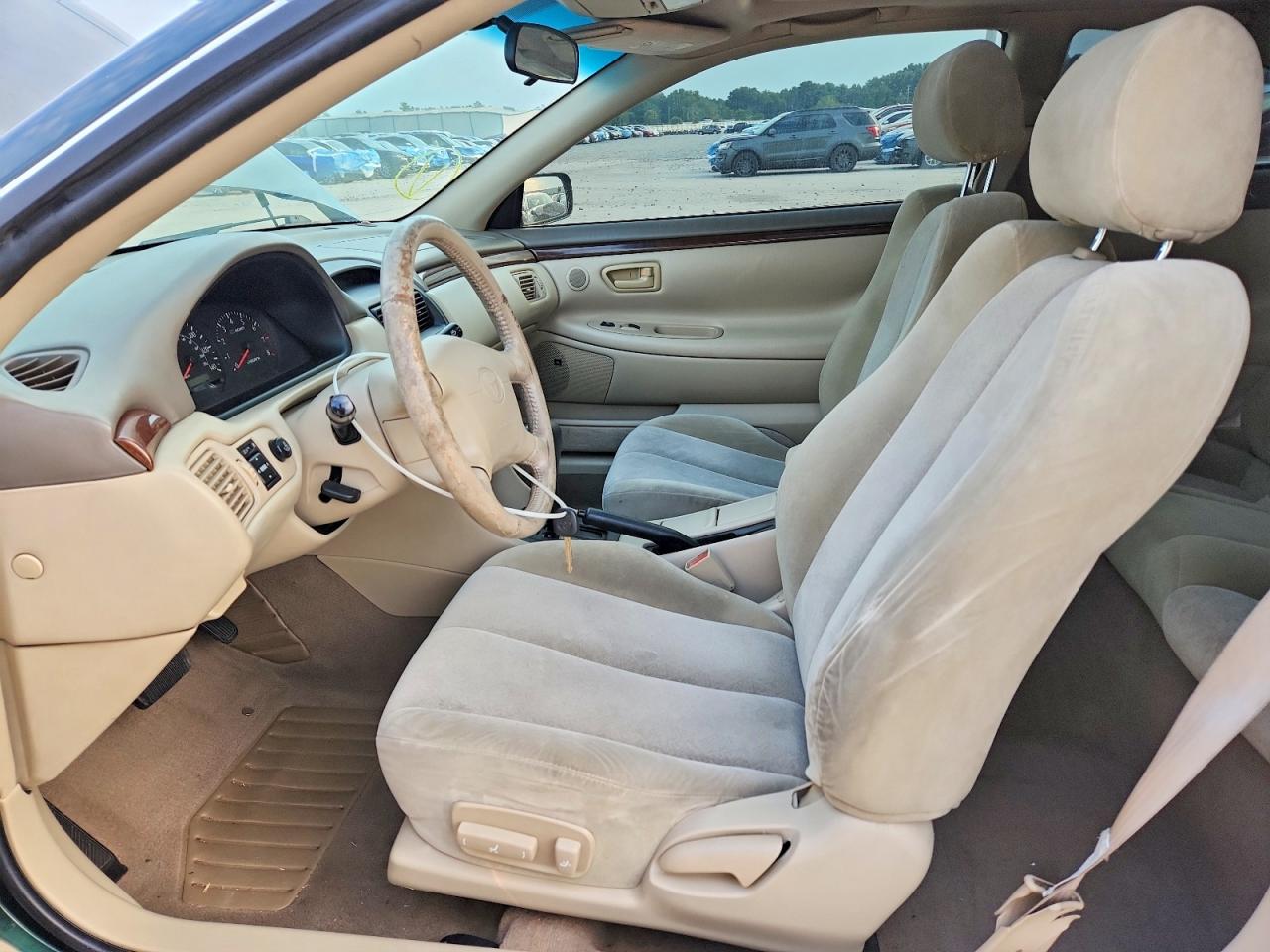 2000 Toyota Camry Solara Se V6 Green vin: 2T1CF22P5YC278430