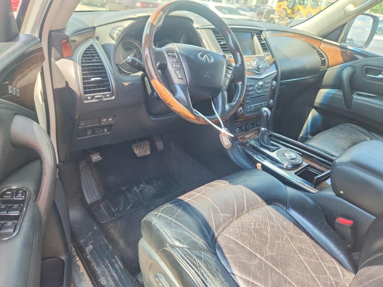 2011 Infiniti Qx56 Base White vin: JN8AZ2NF7B9501439