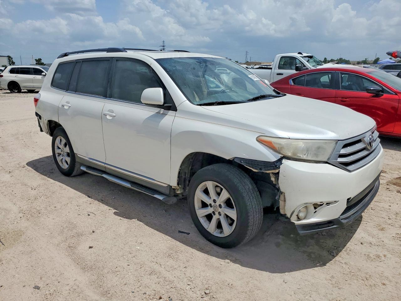 2012 Toyota Highlander Se White vin: 5TDZK3EH2CS069310