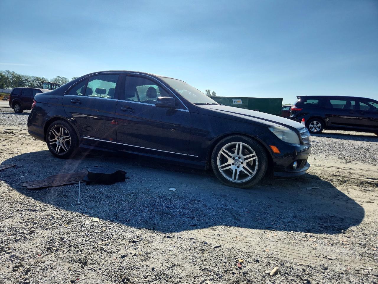 2010 Mercedes-benz C 350 Black vin: WDDGF5GB8AR088283