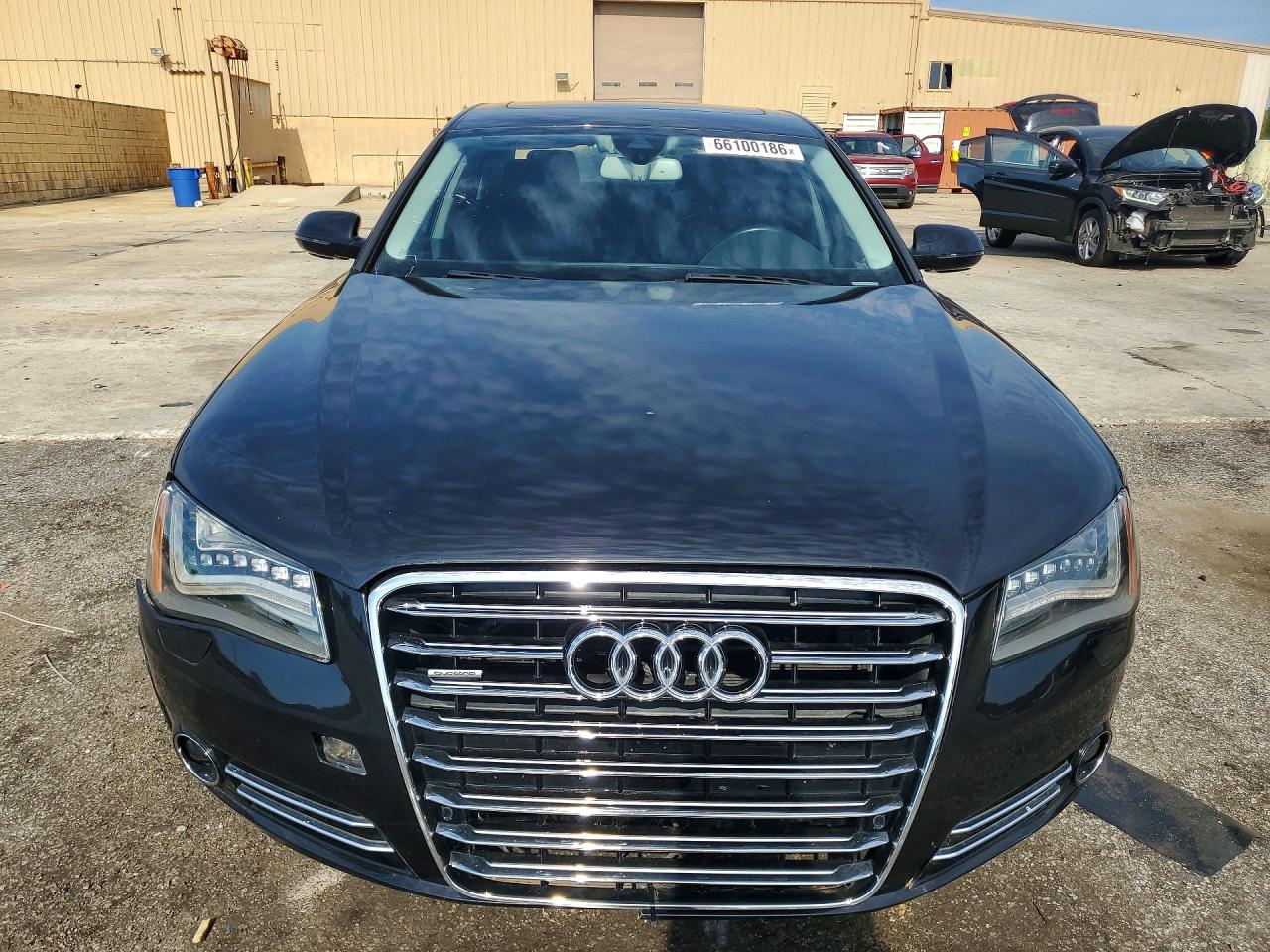 2012 Audi A8 L Quattro Black vin: WAURVAFDXCN008264