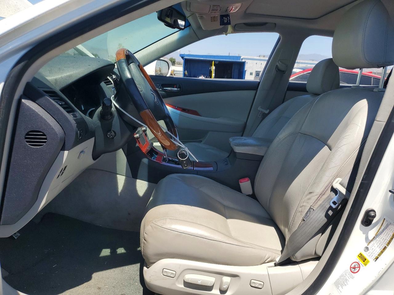 2009 Lexus Es 350 White vin: JTHBJ46G992339003