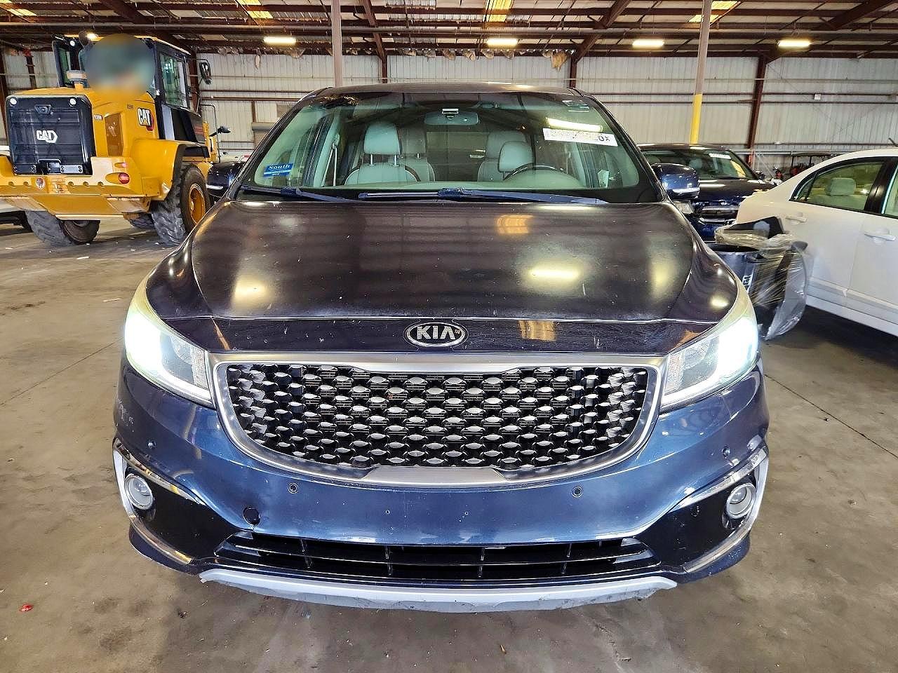 2015 Kia Sedona Sxl Blue vin: KNDME5C1XF6033212