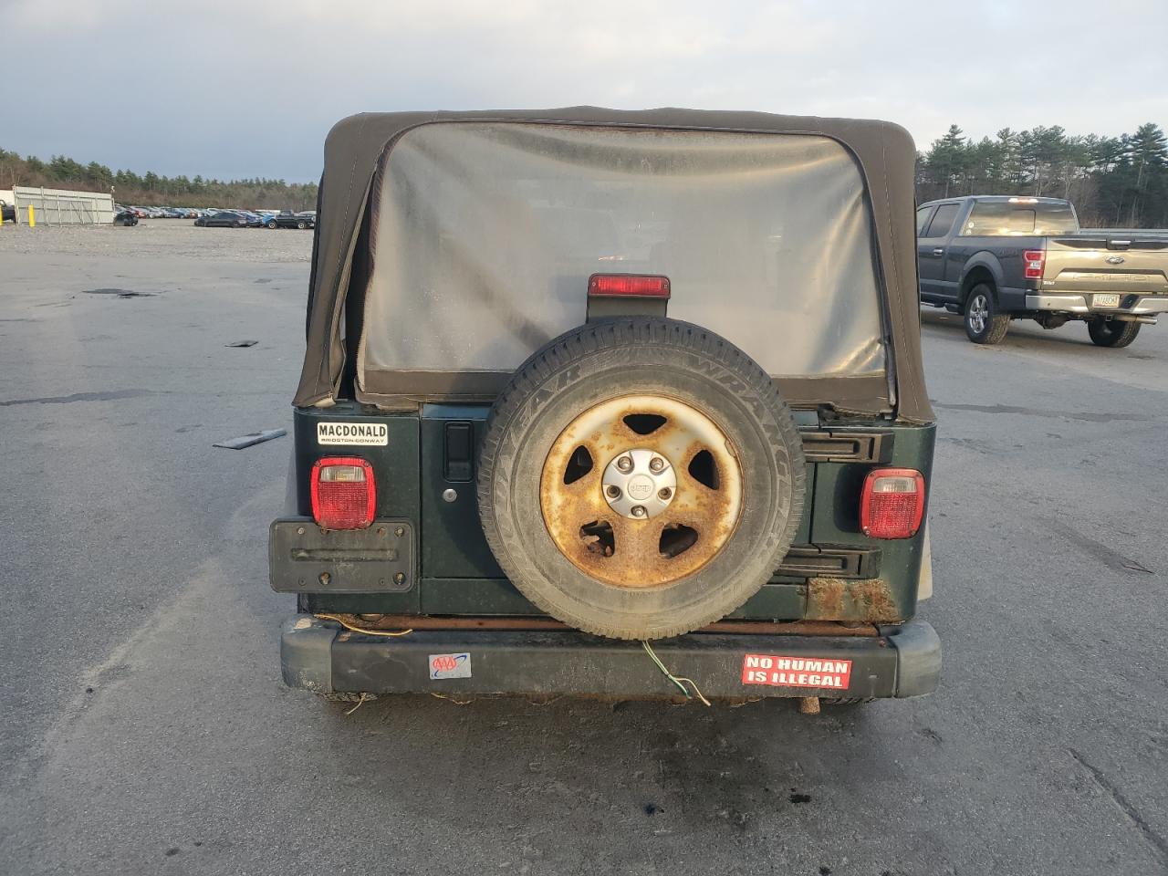 2005 Jeep Wrangler / Tj Se Green vin: 1J4FA29195P370872