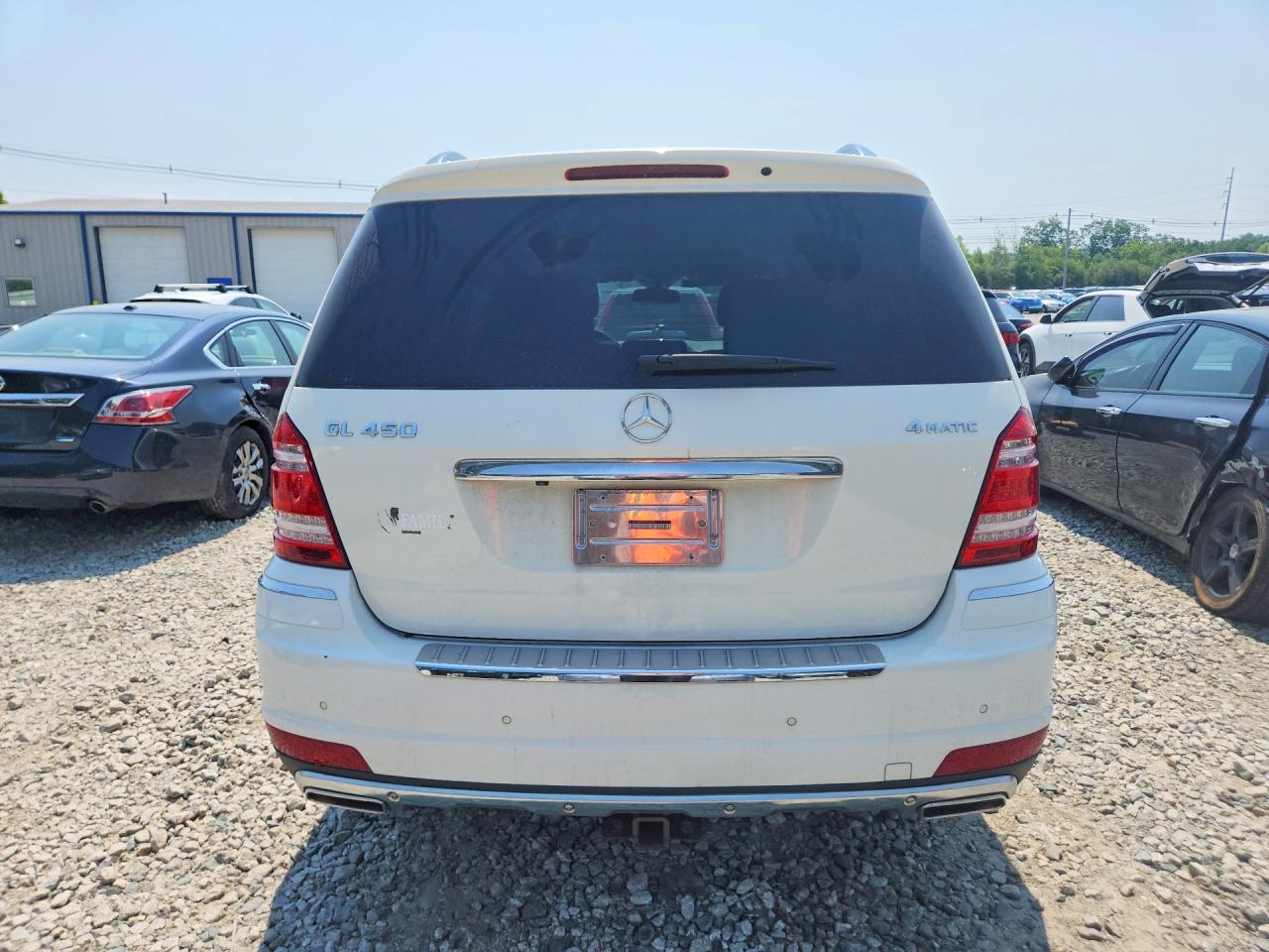 2012 Mercedes-benz Gl 450 4matic White vin: 4JGBF7BE8CA785676