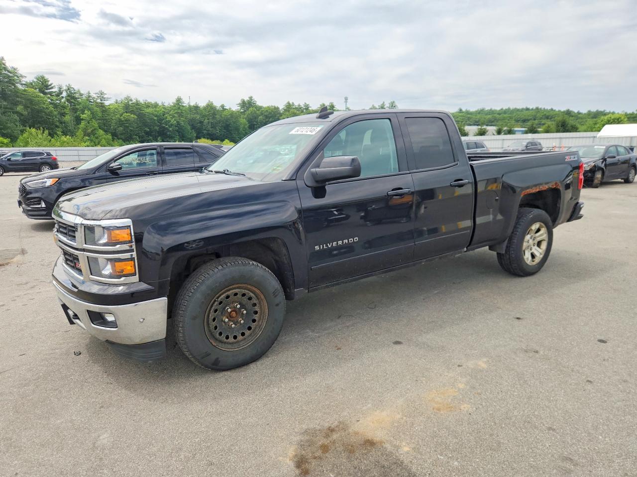 2015 Chevrolet Silverado K1500 Lt Black vin: 1GCVKREC7FZ226340