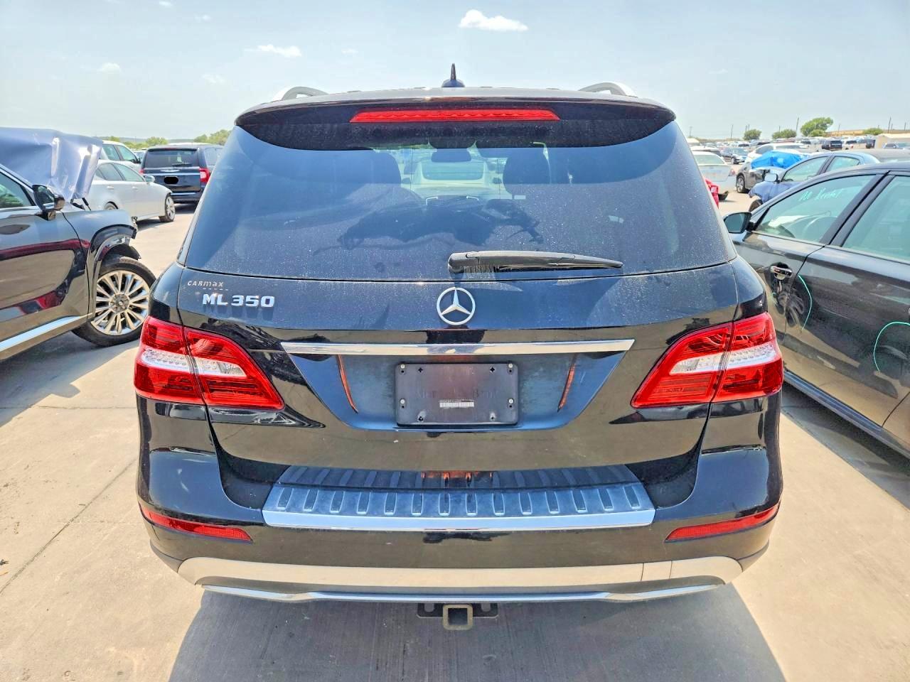 2015 Mercedes-benz Ml 350 Black vin: 4JGDA5JB7FA584925