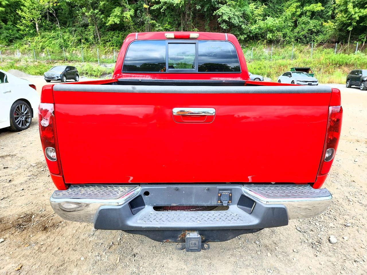 2012 Chevrolet Colorado Lt Red vin: 1GCHTDFE5C8148350