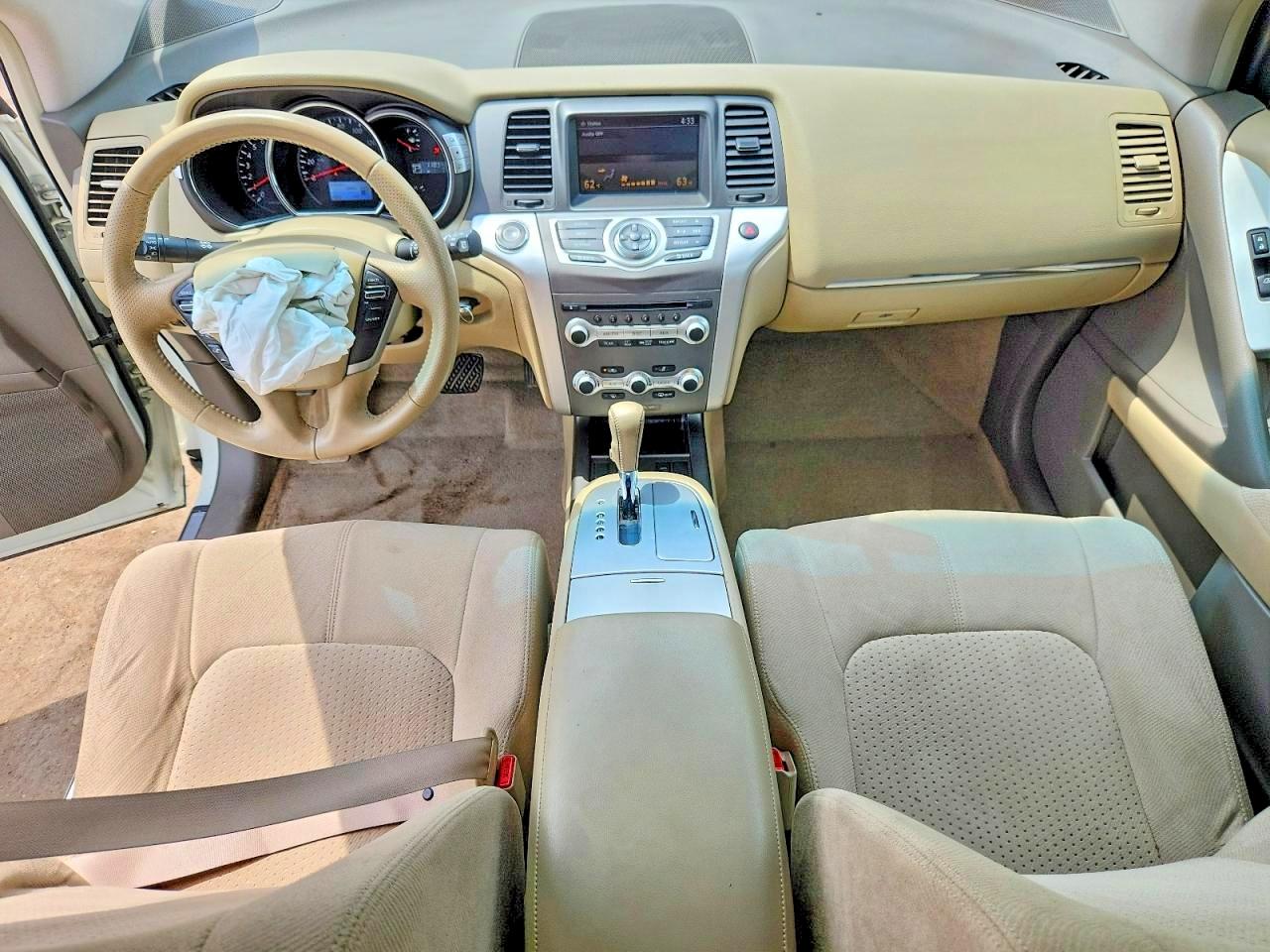 2014 Nissan Murano Sv White vin: JN8AZ1MW3EW530499