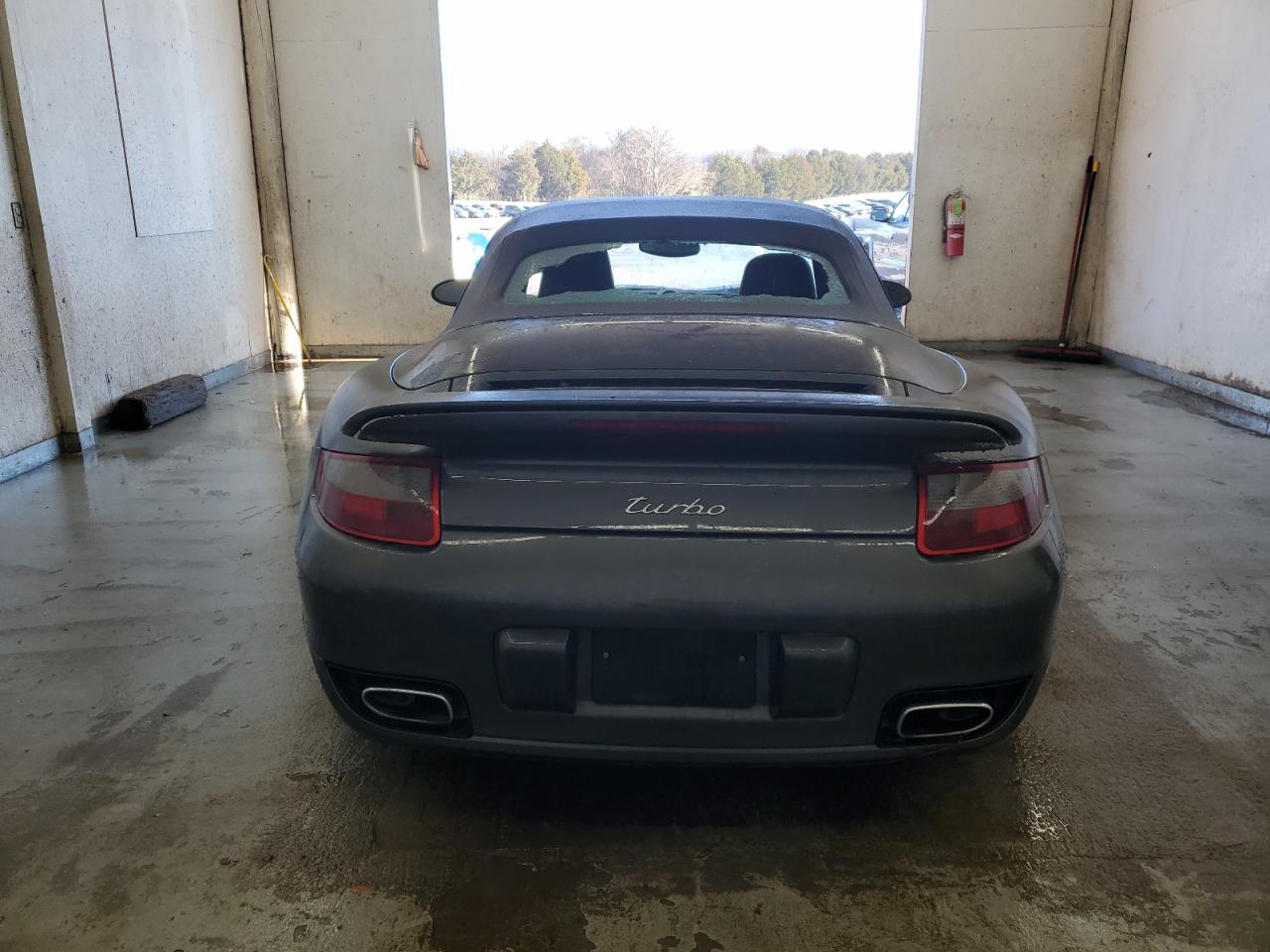2008 Porsche 911 Turbo Gray vin: WP0CD29998S789036