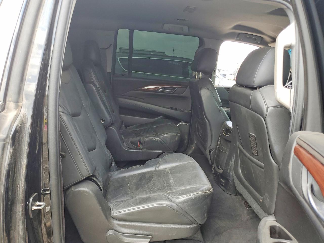 2015 Cadillac Escalade Esv Black vin: 1GYS4RKJXFR590620