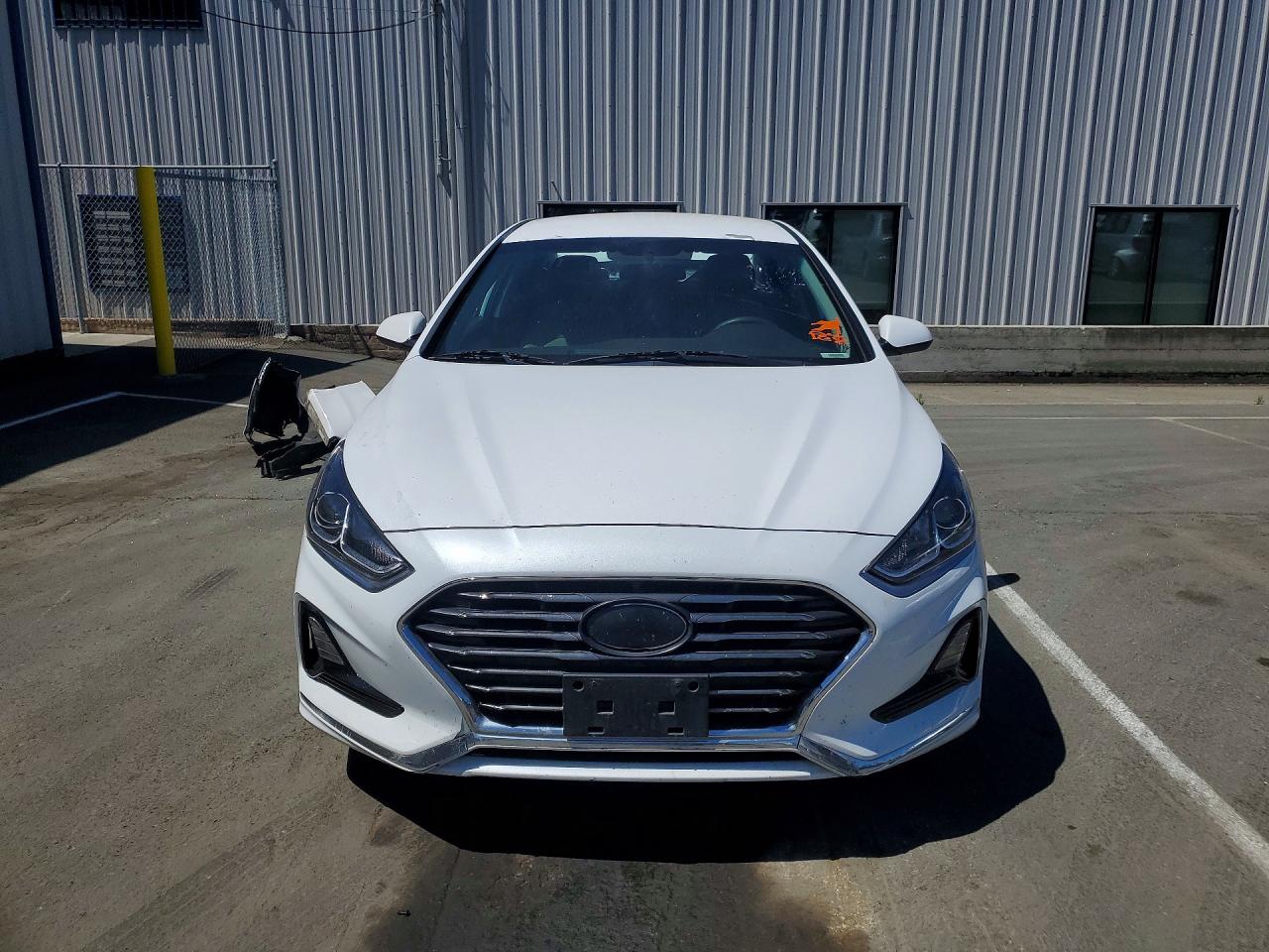 2018 Hyundai Sonata Se White vin: 5NPE24AF6JH680534