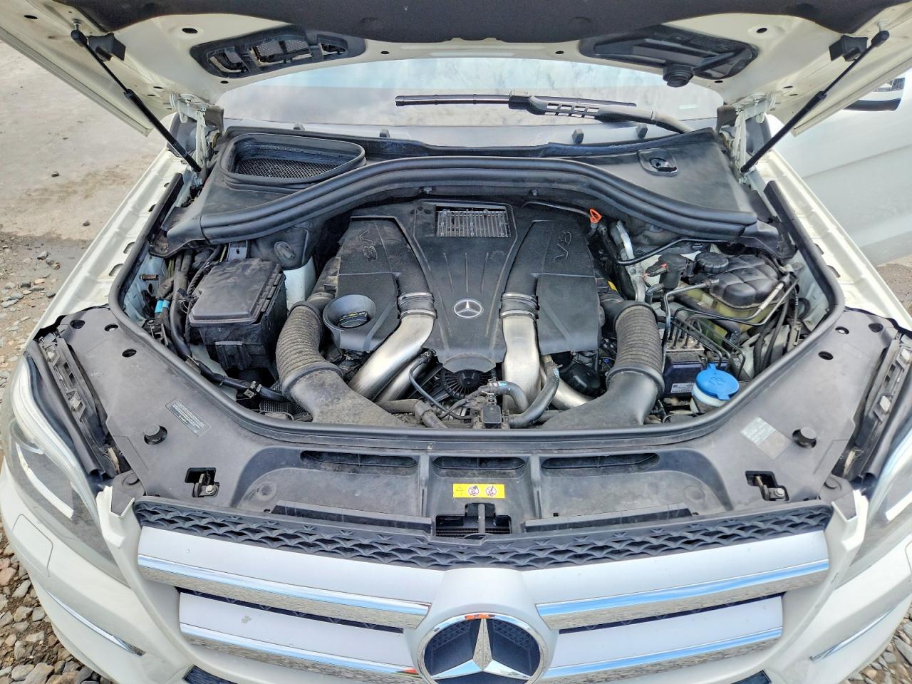 2013 Mercedes-benz Gl 450 4matic White vin: 4JGDF7CE8DA169758