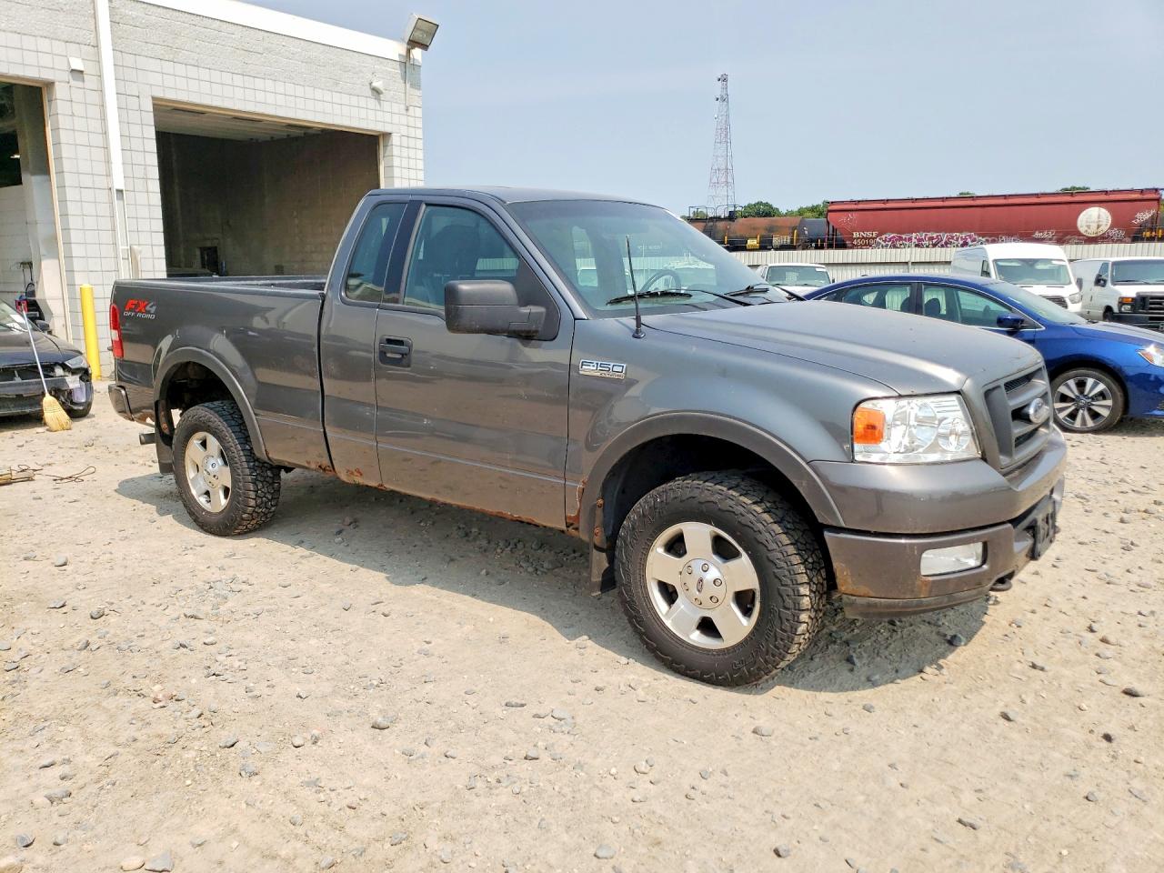 2004 Ford F150 Gray vin: 1FTRF14524NC59793