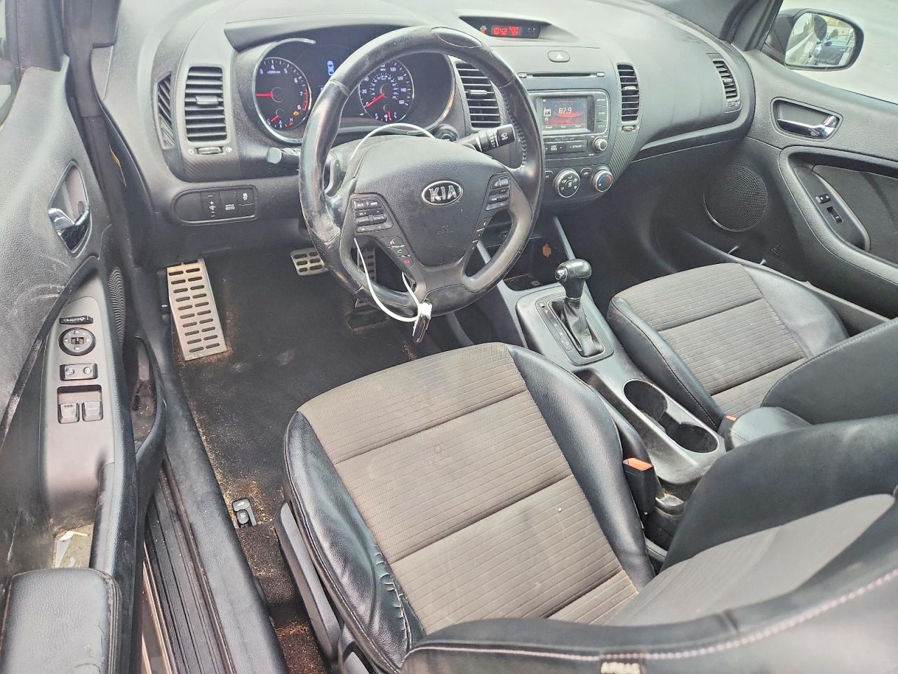 2014 Kia Forte Sx Gray vin: KNAFZ6A30E5225828
