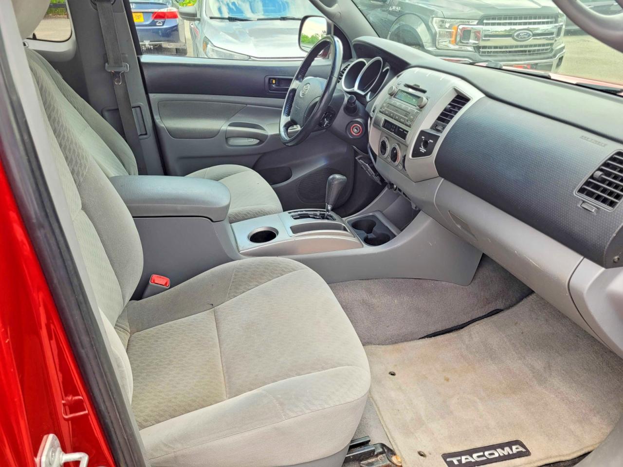 2010 Toyota Tacoma Access Cab Red vin: 5TEUU4EN6AZ672177