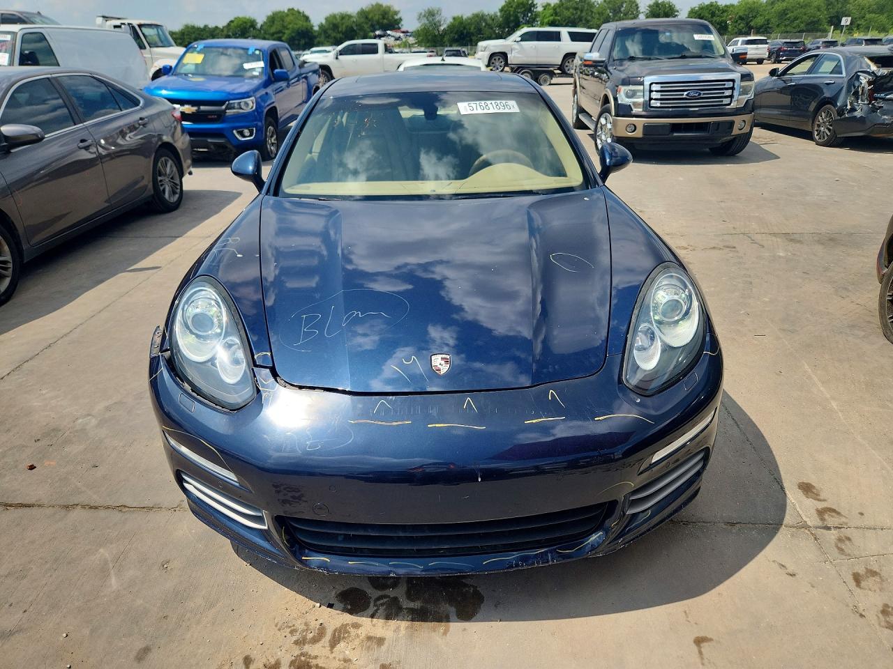 2014 Porsche Panamera 2/4 Blue vin: WP0AA2A70EL005200
