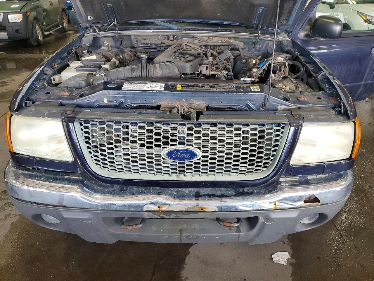 2002 Ford Ranger Super Cab Blue vin: 1FTZR45E62PA76132