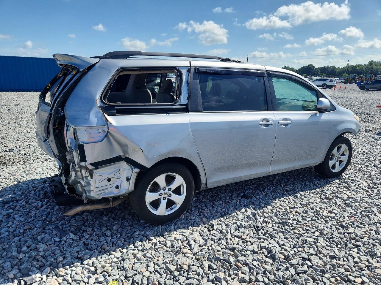 2015 Toyota Sienna Sport Silver vin: 5TDXK3DC4FS598694