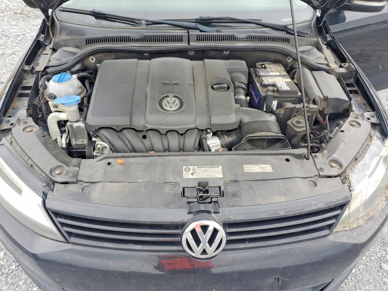 2012 Volkswagen Jetta Se Black vin: 3VWDP7AJ1CM131482