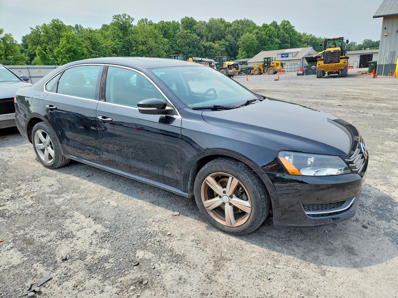 2013 Volkswagen Passat Se Black vin: 1VWBP7A31DC080464