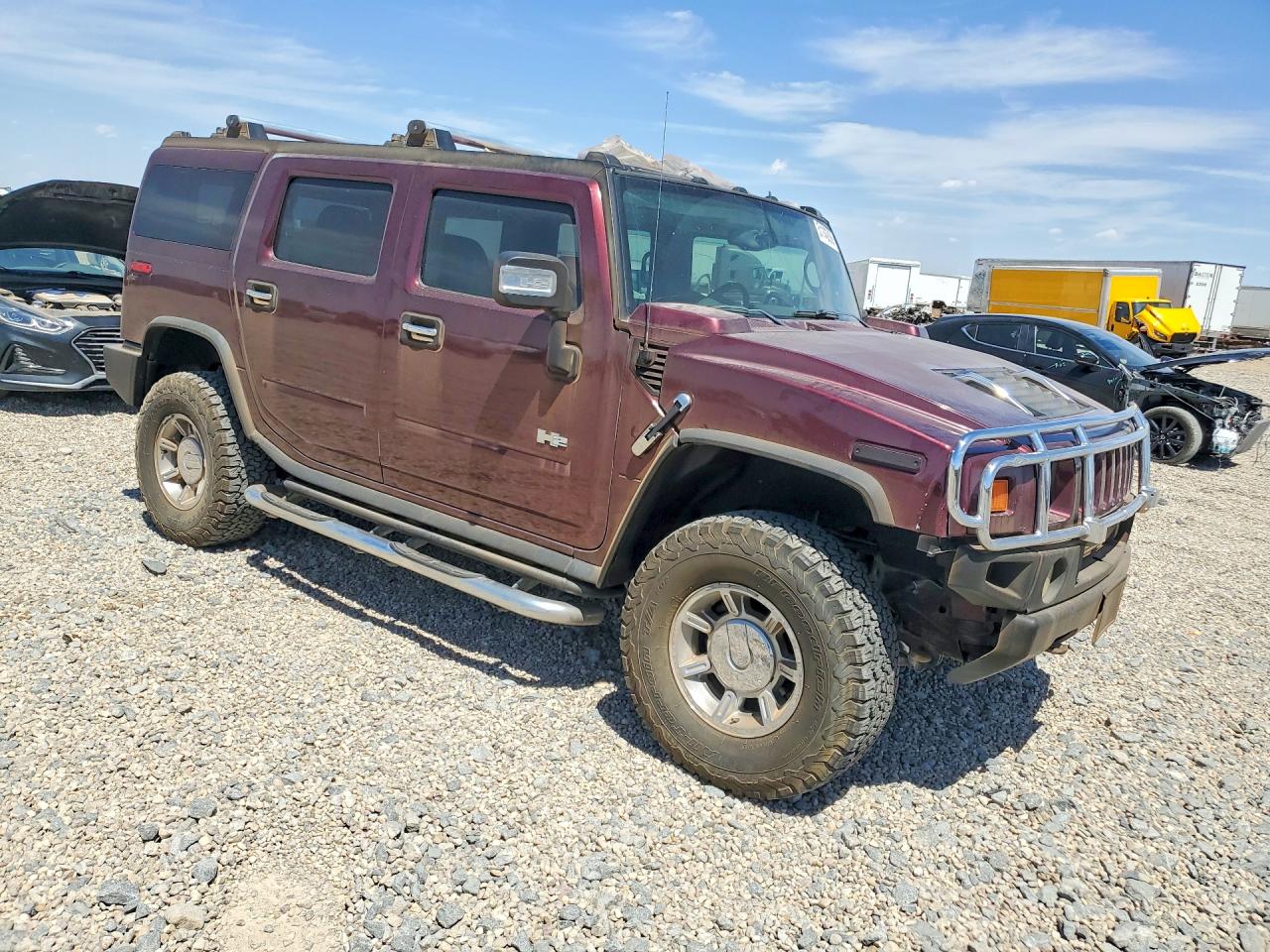 2006 Hummer H2 Темно-бордовый vin: 5GRGN23U86H111558