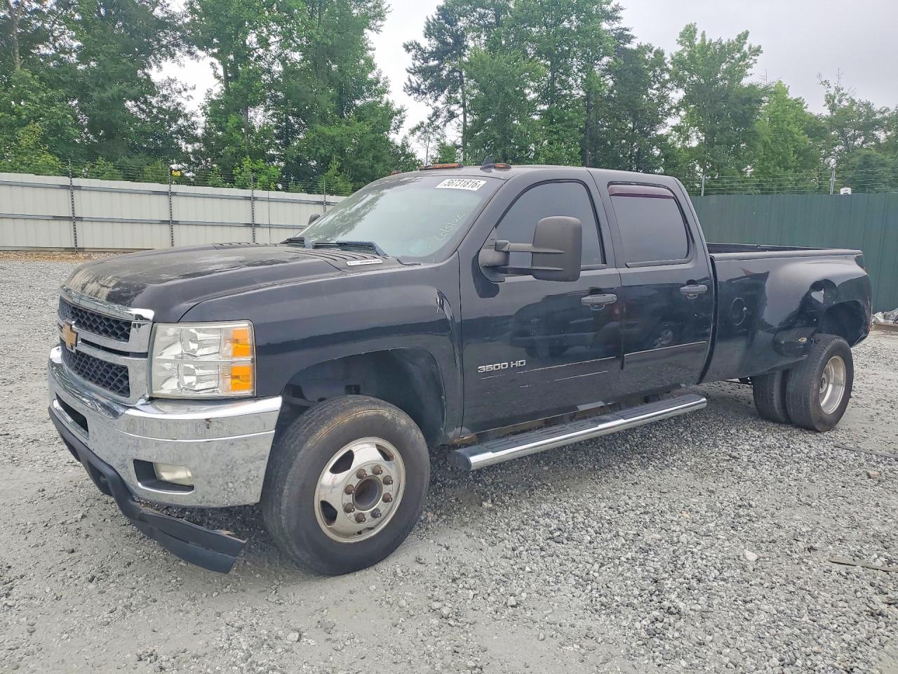 2013 Chevrolet Silverado C3500 Lt Black vin: 1GC4C0C89DF167728