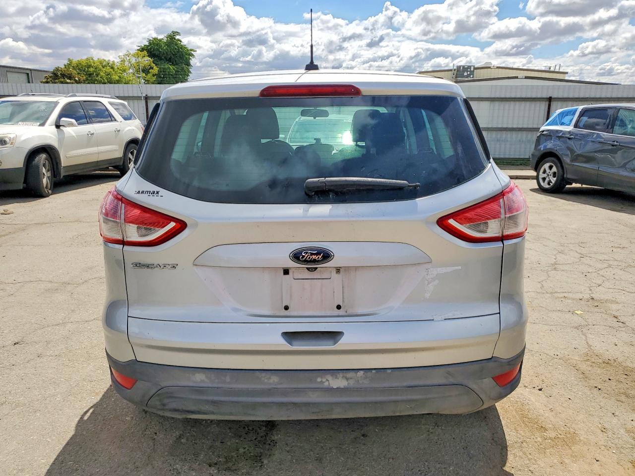 2014 Ford Escape S Silver vin: 1FMCU0F76EUD80656